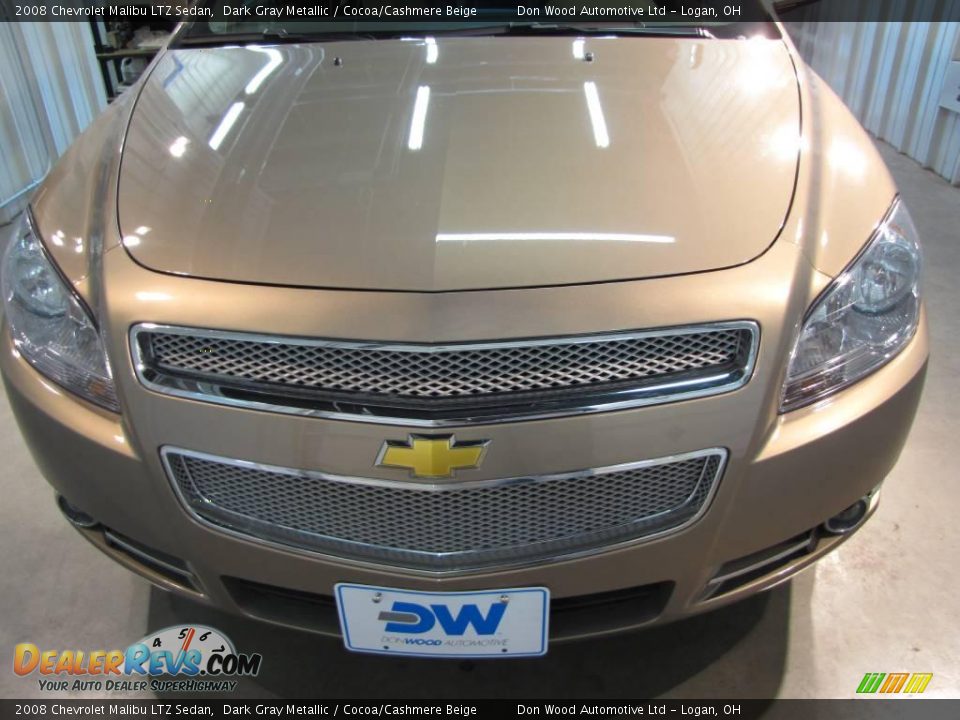 2008 Chevrolet Malibu LTZ Sedan Dark Gray Metallic / Cocoa/Cashmere Beige Photo #4
