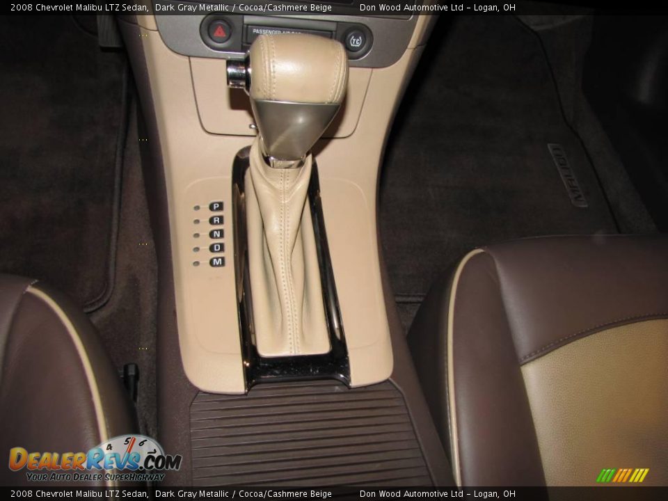 2008 Chevrolet Malibu LTZ Sedan Dark Gray Metallic / Cocoa/Cashmere Beige Photo #8
