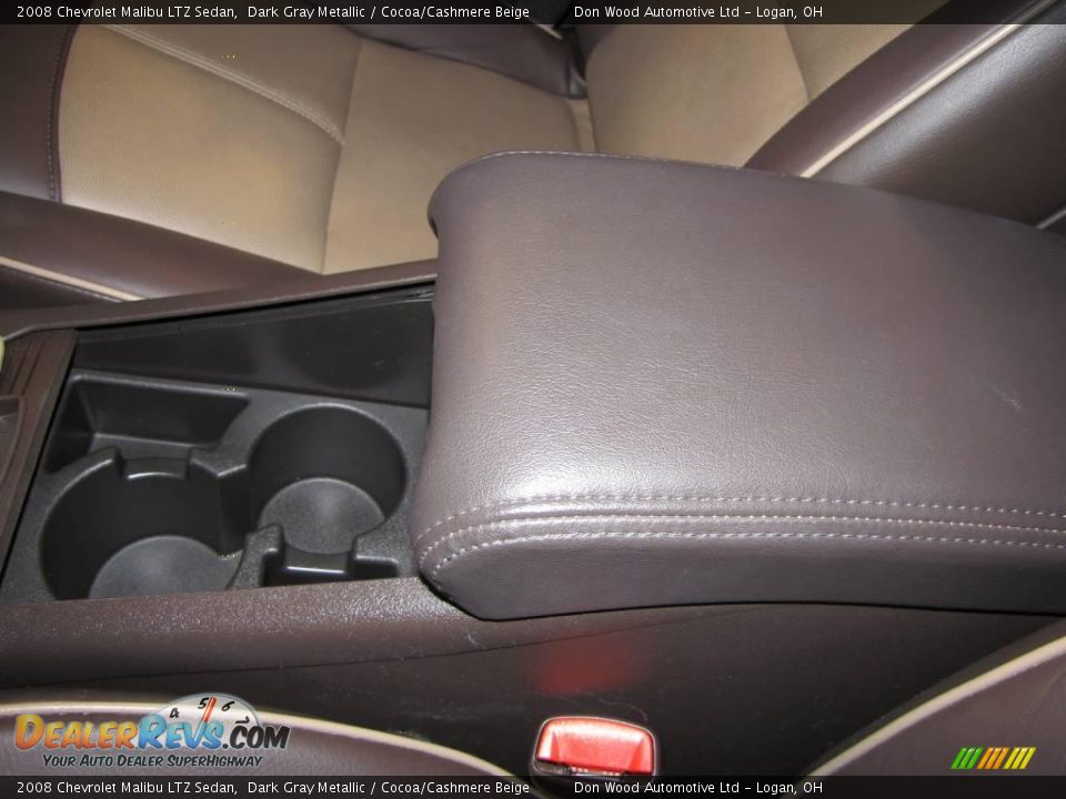 2008 Chevrolet Malibu LTZ Sedan Dark Gray Metallic / Cocoa/Cashmere Beige Photo #9