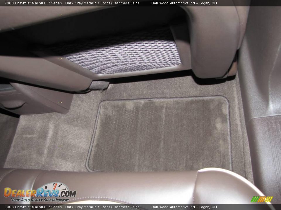 2008 Chevrolet Malibu LTZ Sedan Dark Gray Metallic / Cocoa/Cashmere Beige Photo #13