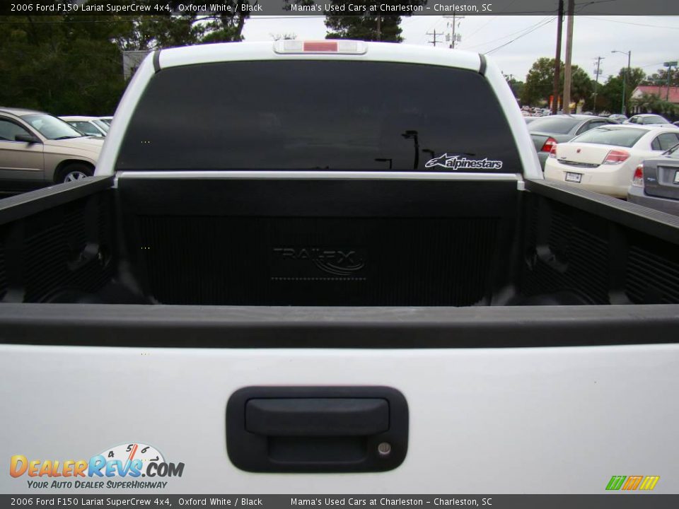 2006 Ford F150 Lariat SuperCrew 4x4 Oxford White / Black Photo #9