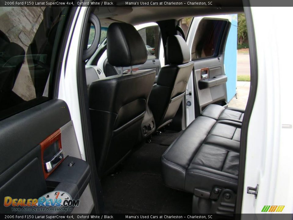 2006 Ford F150 Lariat SuperCrew 4x4 Oxford White / Black Photo #11