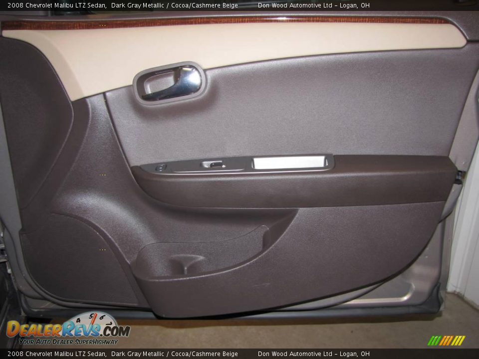 2008 Chevrolet Malibu LTZ Sedan Dark Gray Metallic / Cocoa/Cashmere Beige Photo #15
