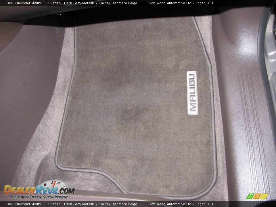 2008 Chevrolet Malibu LTZ Sedan Dark Gray Metallic / Cocoa/Cashmere Beige Photo #16