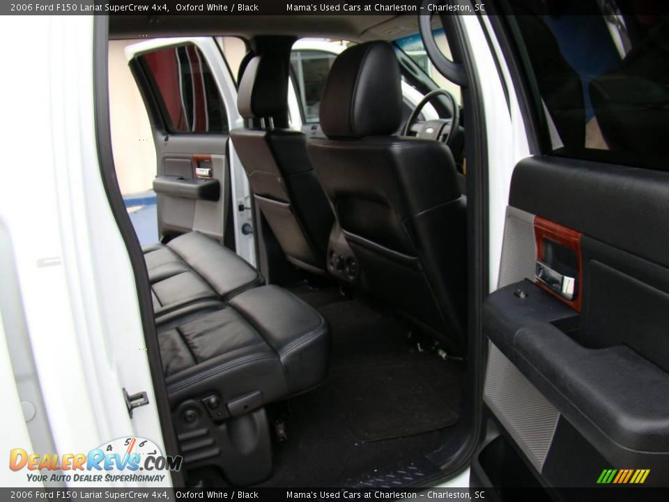 2006 Ford F150 Lariat SuperCrew 4x4 Oxford White / Black Photo #13