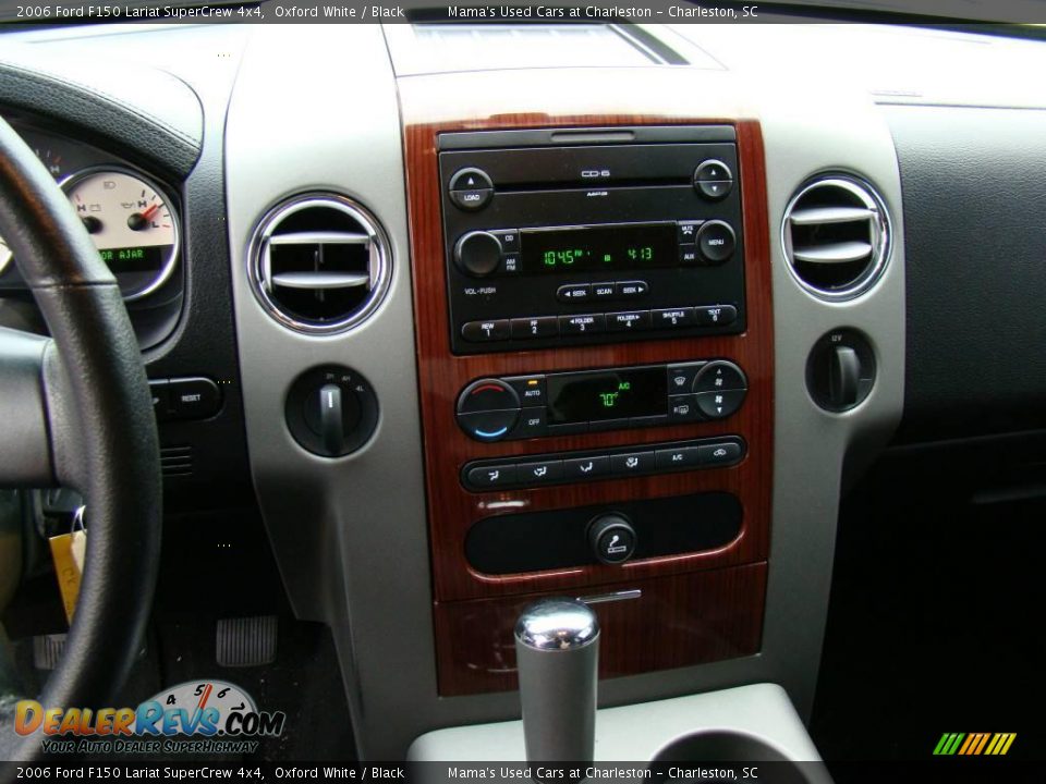 2006 Ford F150 Lariat SuperCrew 4x4 Oxford White / Black Photo #18
