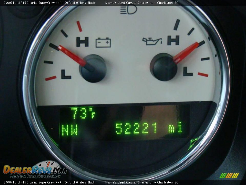 2006 Ford F150 Lariat SuperCrew 4x4 Oxford White / Black Photo #21