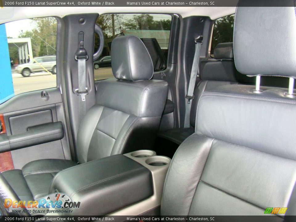 2006 Ford F150 Lariat SuperCrew 4x4 Oxford White / Black Photo #27
