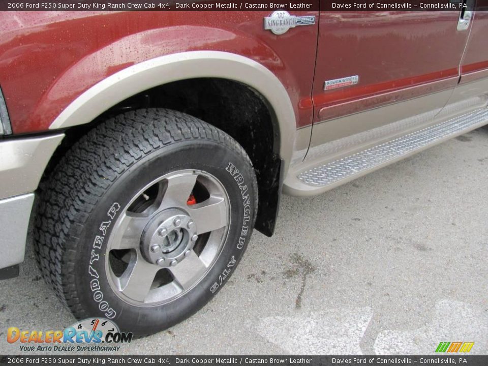 2006 Ford F250 Super Duty King Ranch Crew Cab 4x4 Dark Copper Metallic / Castano Brown Leather Photo #3