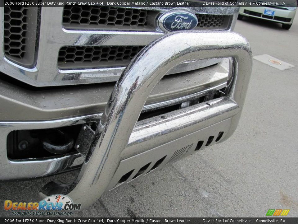 2006 Ford F250 Super Duty King Ranch Crew Cab 4x4 Dark Copper Metallic / Castano Brown Leather Photo #6