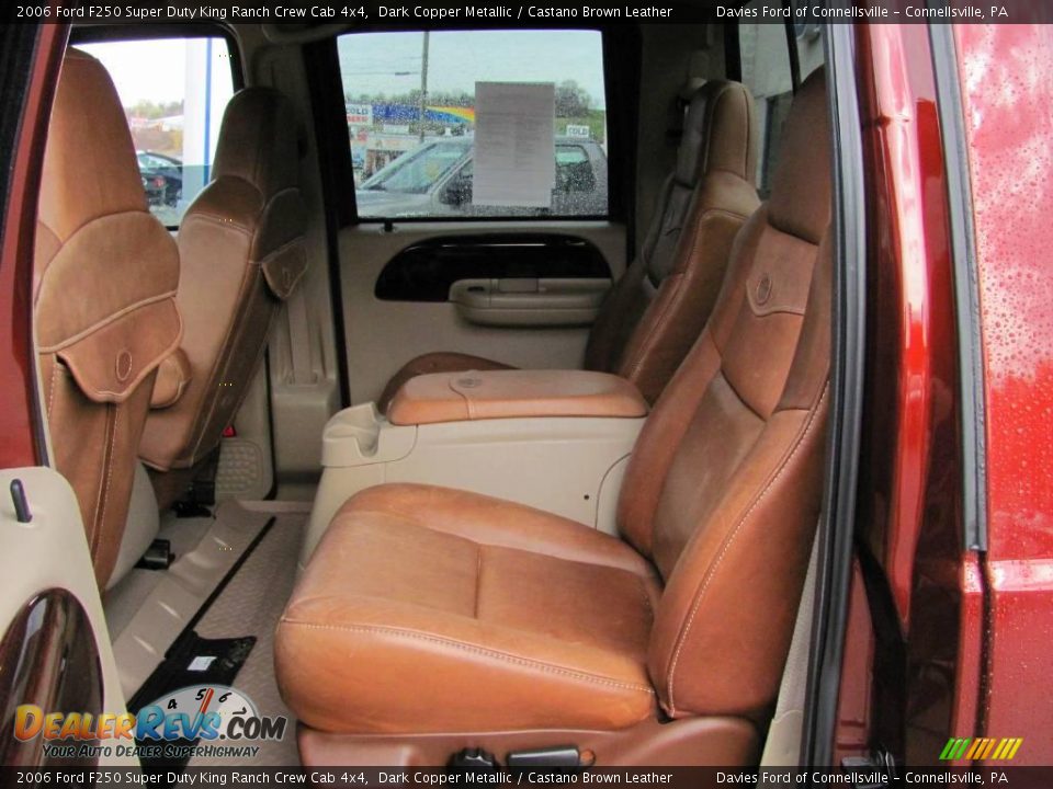 2006 Ford F250 Super Duty King Ranch Crew Cab 4x4 Dark Copper Metallic / Castano Brown Leather Photo #13