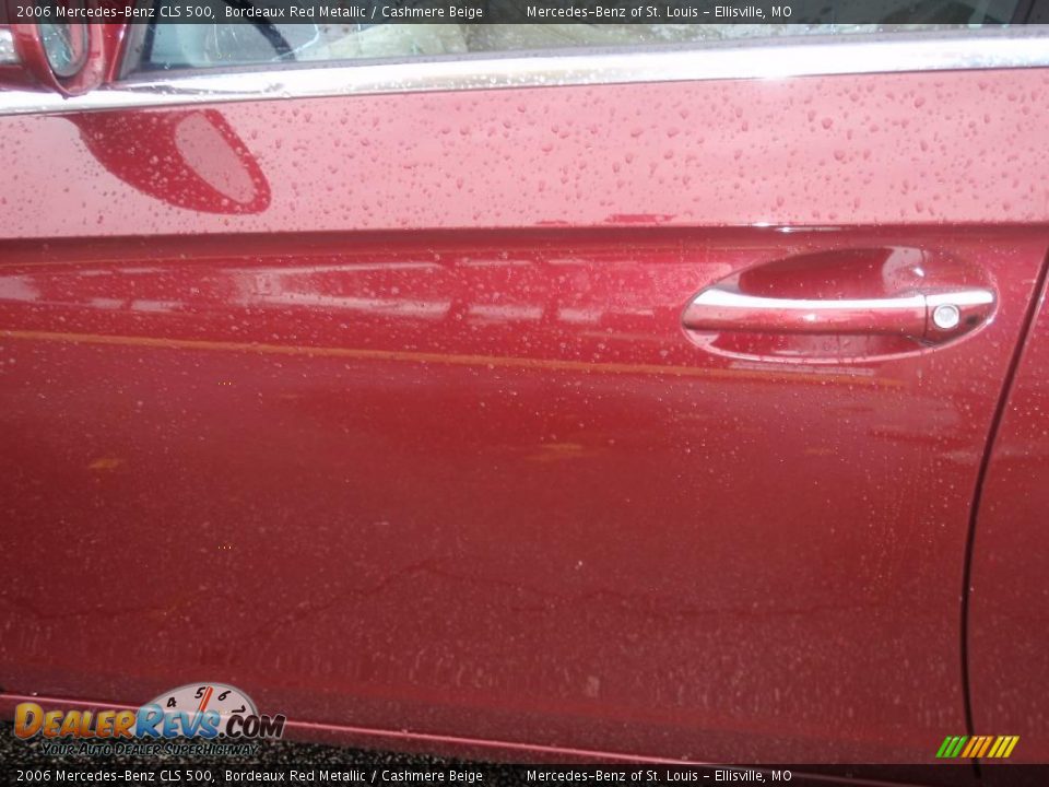 2006 Mercedes-Benz CLS 500 Bordeaux Red Metallic / Cashmere Beige Photo #11