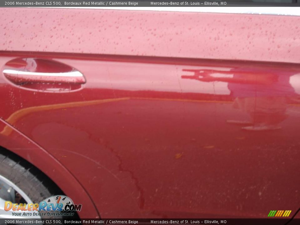 2006 Mercedes-Benz CLS 500 Bordeaux Red Metallic / Cashmere Beige Photo #13