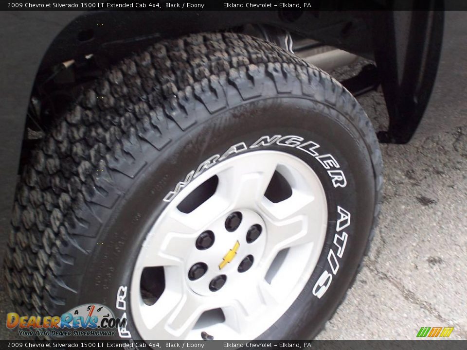 2009 Chevrolet Silverado 1500 LT Extended Cab 4x4 Black / Ebony Photo #8