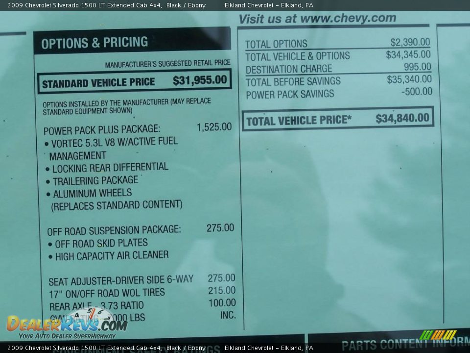 2009 Chevrolet Silverado 1500 LT Extended Cab 4x4 Black / Ebony Photo #10