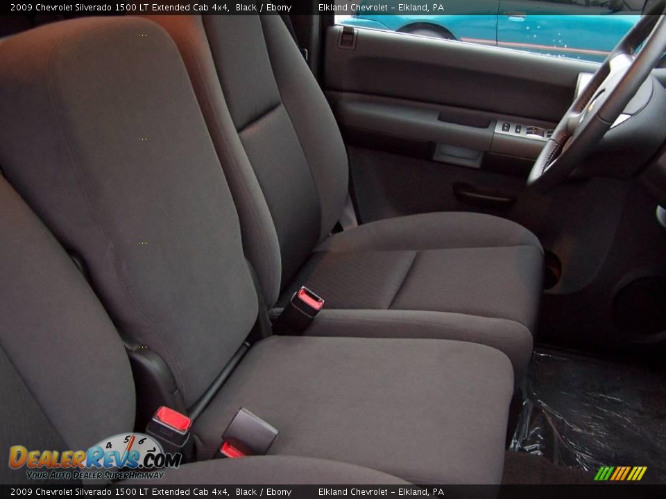 2009 Chevrolet Silverado 1500 LT Extended Cab 4x4 Black / Ebony Photo #17