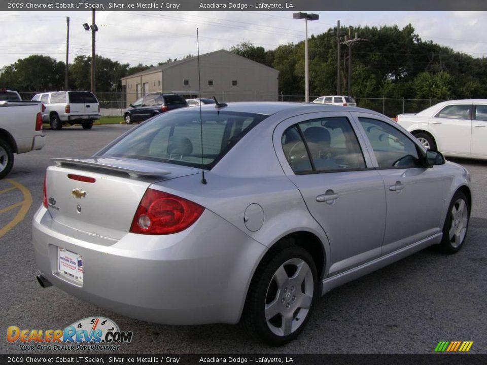 2009 Chevrolet Cobalt LT Sedan Silver Ice Metallic / Gray Photo #3