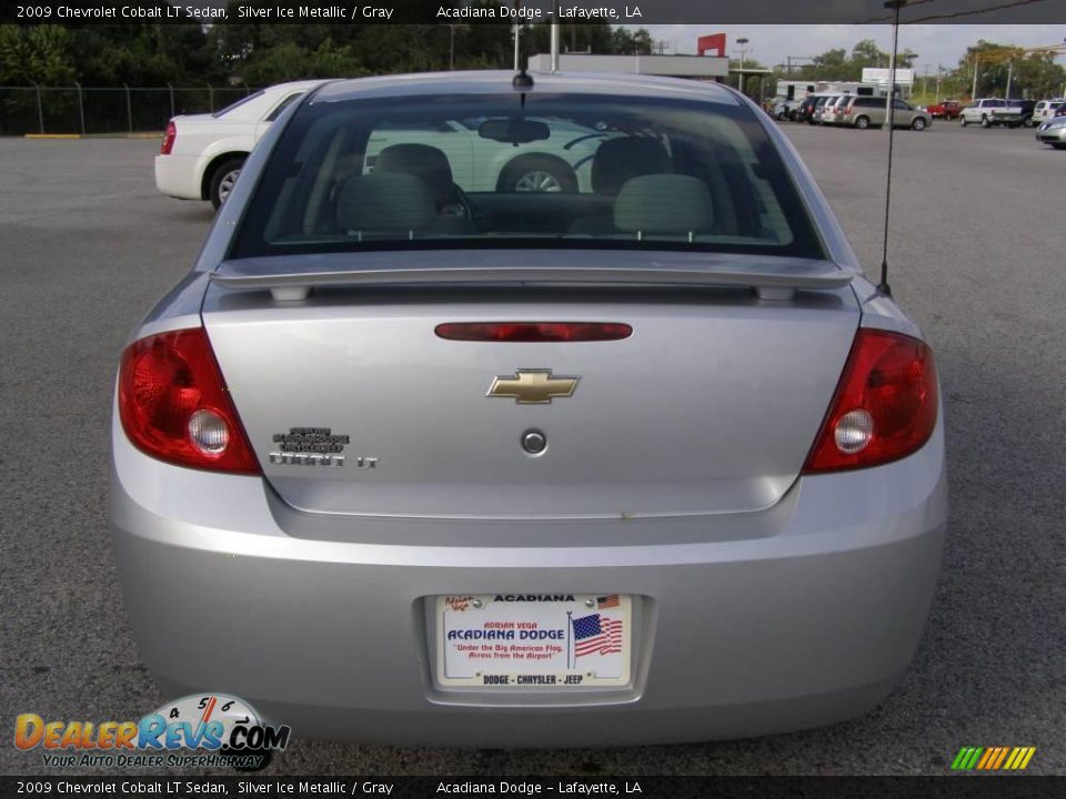2009 Chevrolet Cobalt LT Sedan Silver Ice Metallic / Gray Photo #4