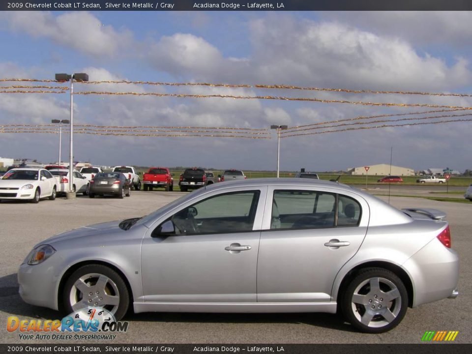 2009 Chevrolet Cobalt LT Sedan Silver Ice Metallic / Gray Photo #6