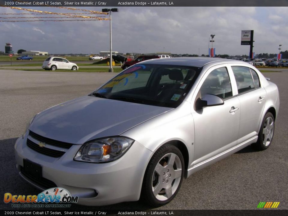 2009 Chevrolet Cobalt LT Sedan Silver Ice Metallic / Gray Photo #7