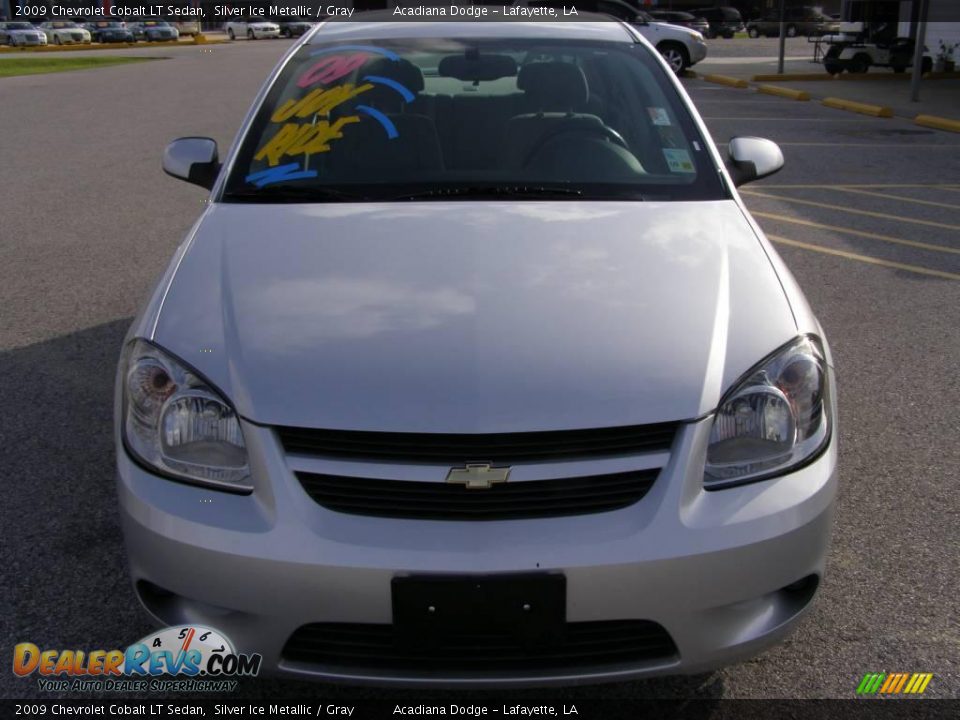 2009 Chevrolet Cobalt LT Sedan Silver Ice Metallic / Gray Photo #8