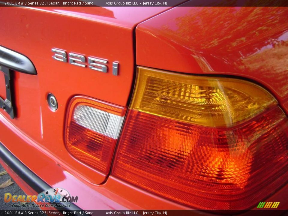 2001 BMW 3 Series 325i Sedan Bright Red / Sand Photo #6