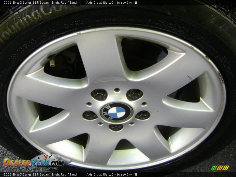 2001 BMW 3 Series 325i Sedan Bright Red / Sand Photo #8