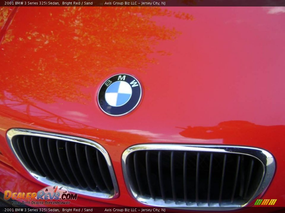 2001 BMW 3 Series 325i Sedan Bright Red / Sand Photo #13