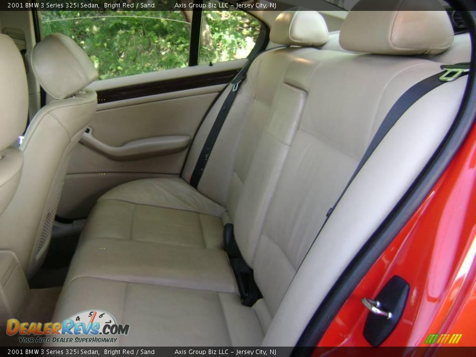 2001 BMW 3 Series 325i Sedan Bright Red / Sand Photo #15