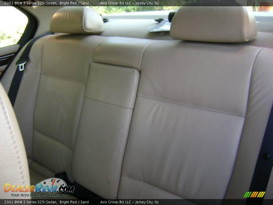2001 BMW 3 Series 325i Sedan Bright Red / Sand Photo #16