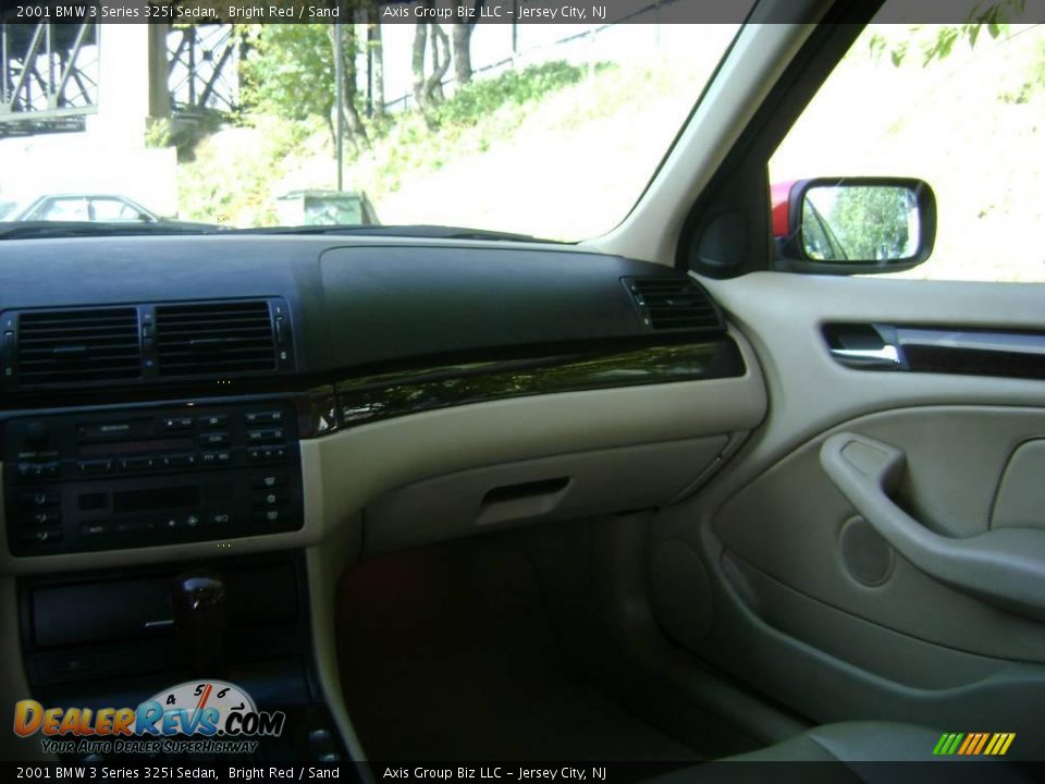 2001 BMW 3 Series 325i Sedan Bright Red / Sand Photo #19