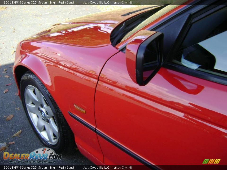 2001 BMW 3 Series 325i Sedan Bright Red / Sand Photo #20