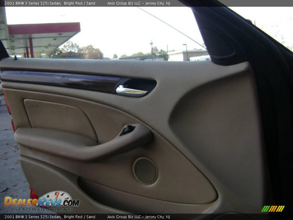 2001 BMW 3 Series 325i Sedan Bright Red / Sand Photo #25