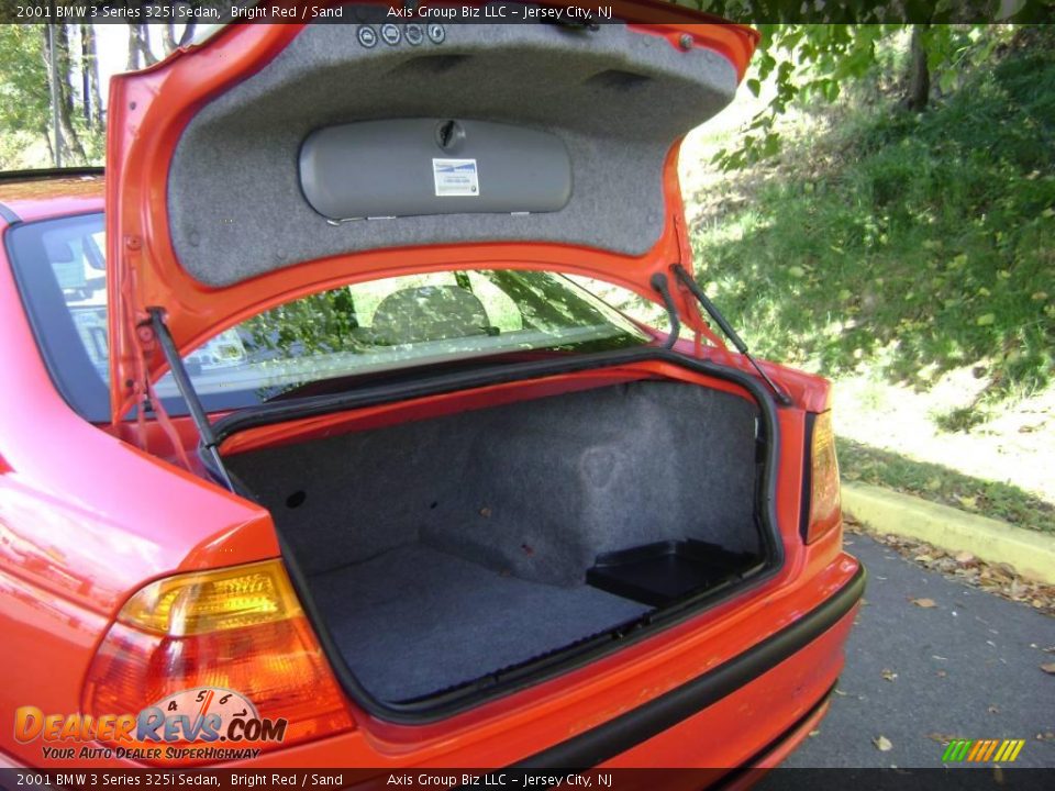 2001 BMW 3 Series 325i Sedan Bright Red / Sand Photo #29