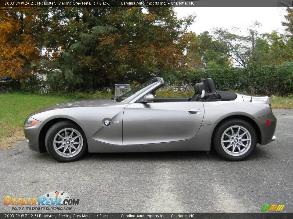 2003 BMW Z4 2.5i Roadster Sterling Grey Metallic / Black Photo #5