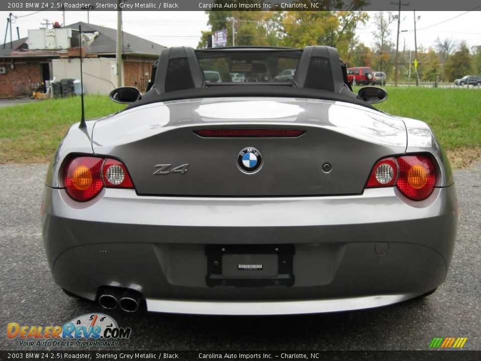 2003 BMW Z4 2.5i Roadster Sterling Grey Metallic / Black Photo #7