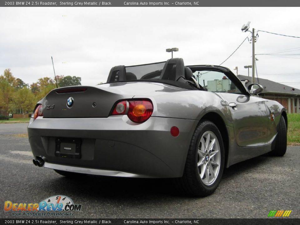 2003 BMW Z4 2.5i Roadster Sterling Grey Metallic / Black Photo #8