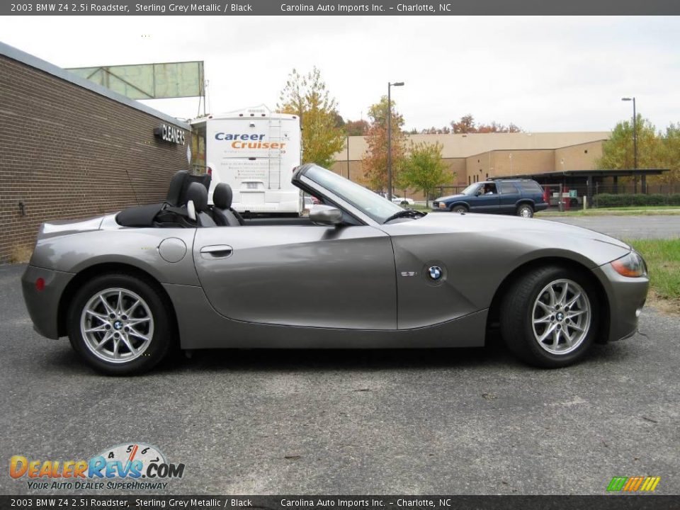 2003 BMW Z4 2.5i Roadster Sterling Grey Metallic / Black Photo #9