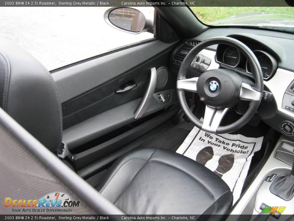 2003 BMW Z4 2.5i Roadster Sterling Grey Metallic / Black Photo #10