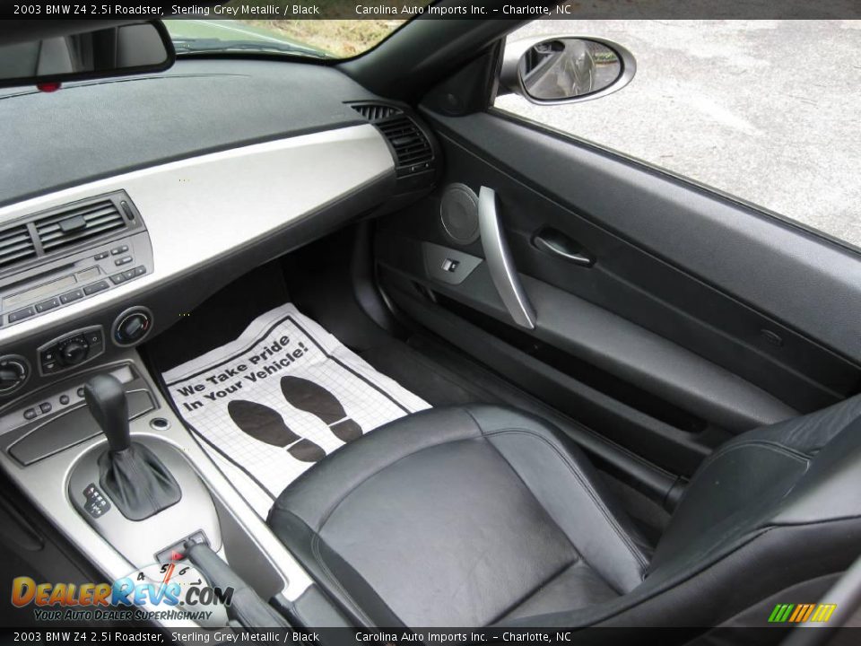 2003 BMW Z4 2.5i Roadster Sterling Grey Metallic / Black Photo #12