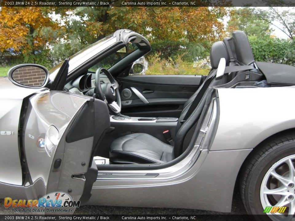 2003 BMW Z4 2.5i Roadster Sterling Grey Metallic / Black Photo #14