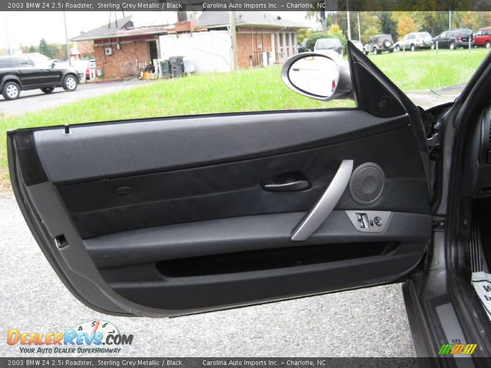 2003 BMW Z4 2.5i Roadster Sterling Grey Metallic / Black Photo #15