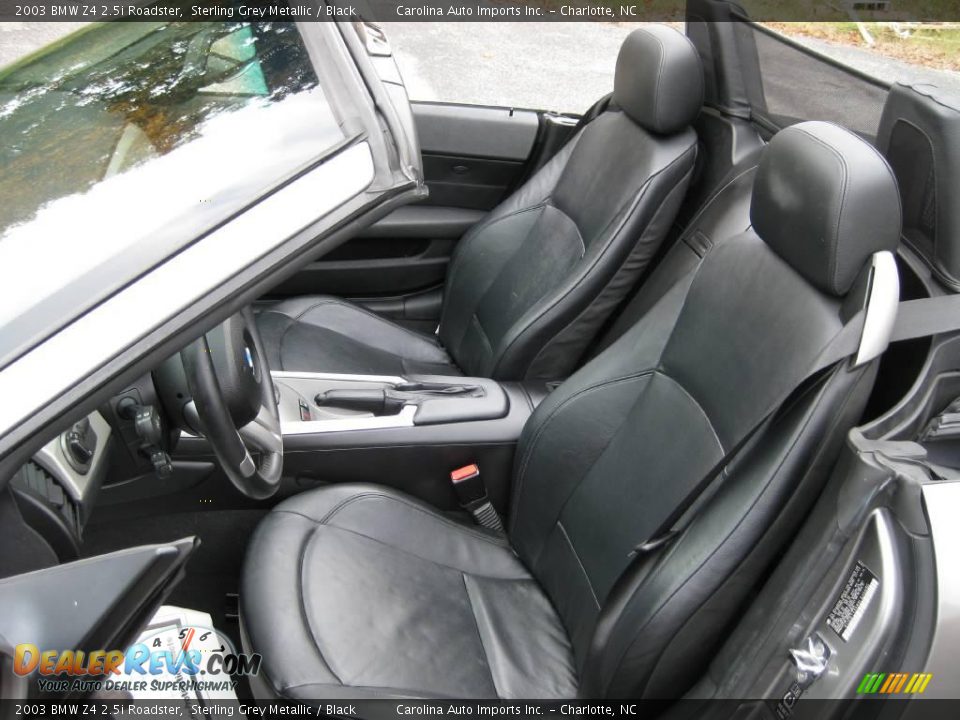 2003 BMW Z4 2.5i Roadster Sterling Grey Metallic / Black Photo #16