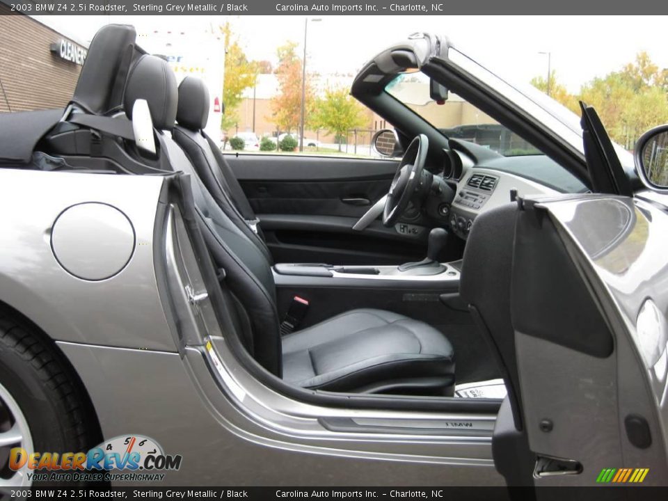 2003 BMW Z4 2.5i Roadster Sterling Grey Metallic / Black Photo #18