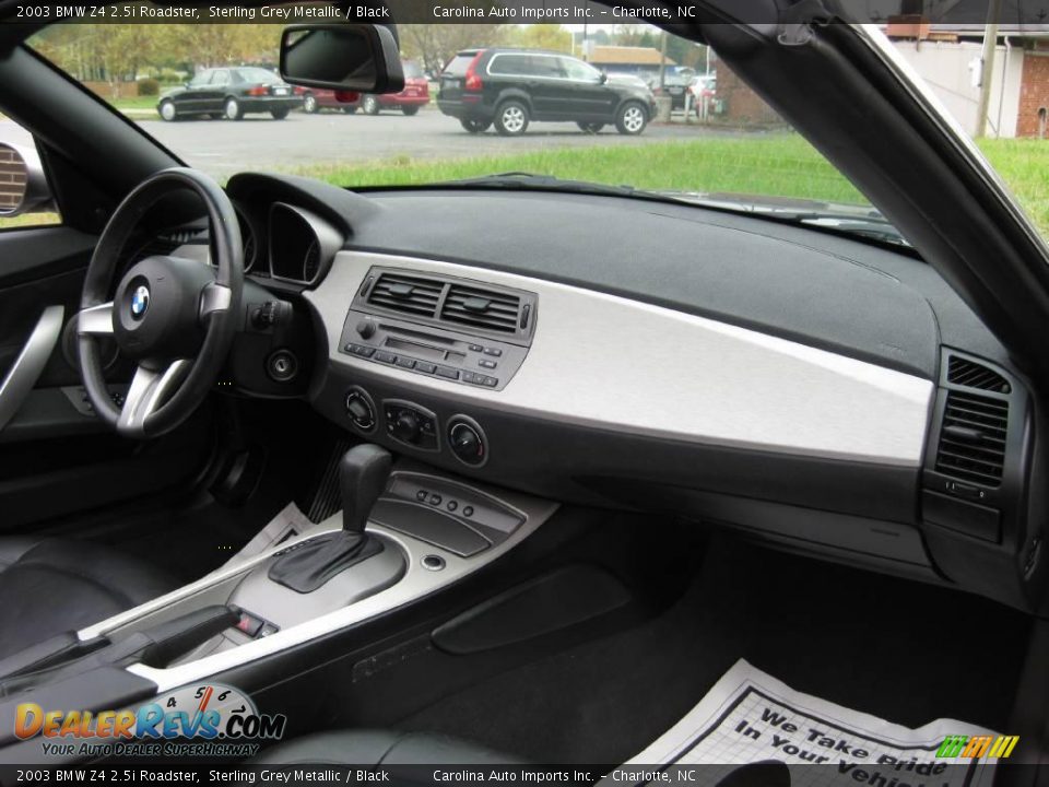 2003 BMW Z4 2.5i Roadster Sterling Grey Metallic / Black Photo #19