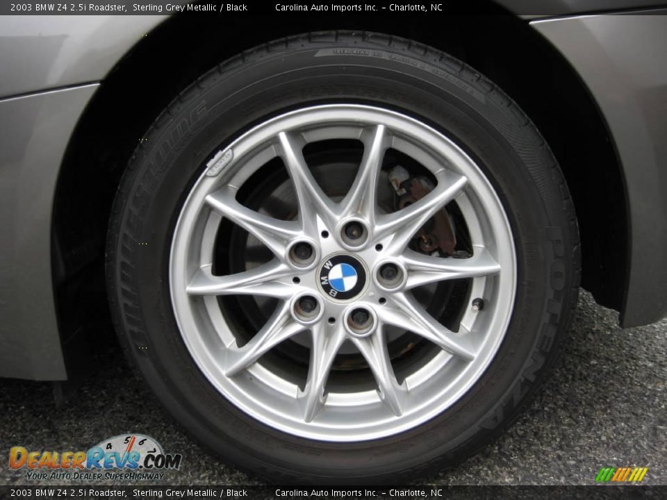 2003 BMW Z4 2.5i Roadster Sterling Grey Metallic / Black Photo #22