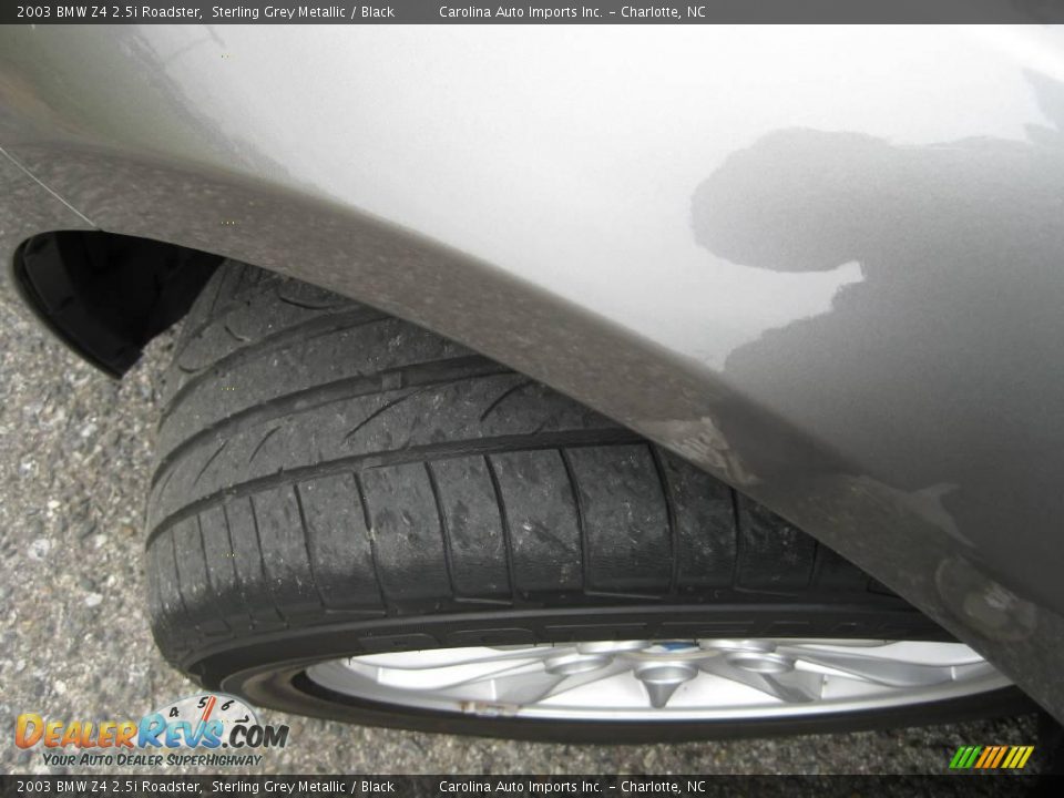 2003 BMW Z4 2.5i Roadster Sterling Grey Metallic / Black Photo #23