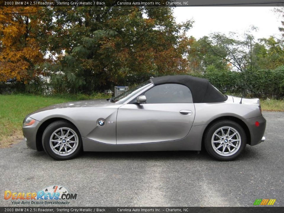 2003 BMW Z4 2.5i Roadster Sterling Grey Metallic / Black Photo #27