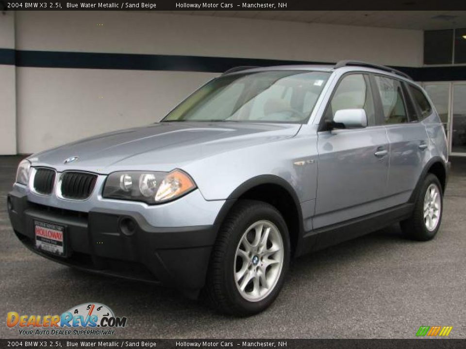 2004 BMW X3 2.5i Blue Water Metallic / Sand Beige Photo #1
