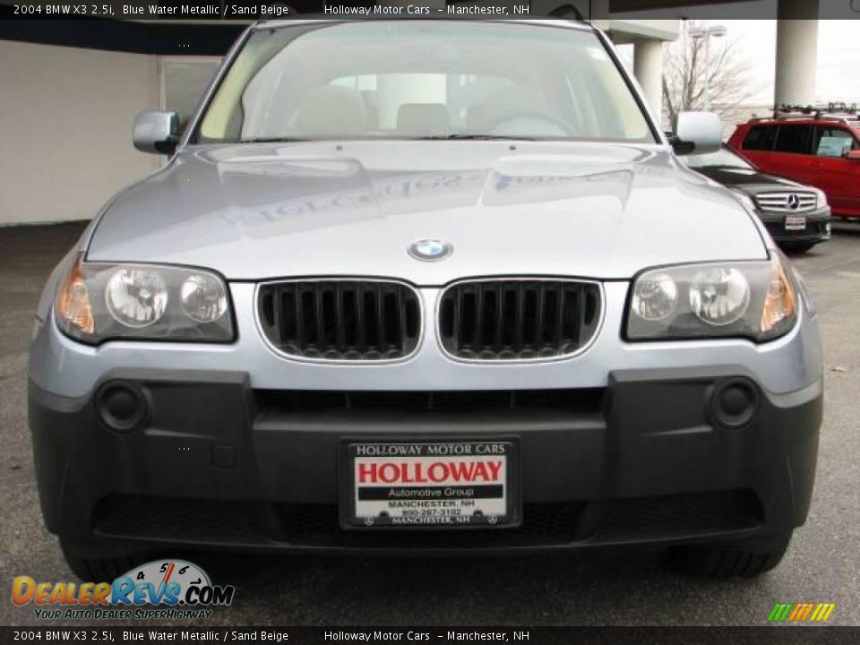 2004 BMW X3 2.5i Blue Water Metallic / Sand Beige Photo #2